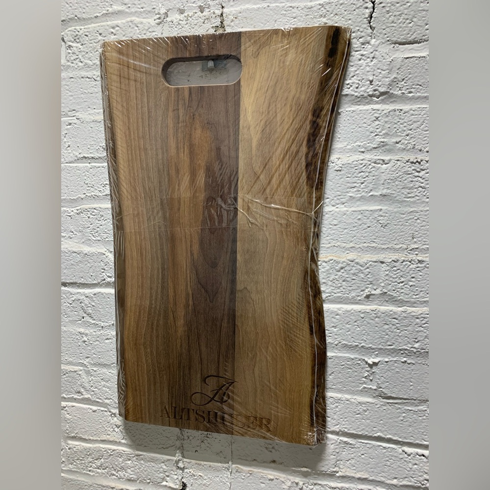 NEW Premium Hard Maple Wood Live Edge Charcuterie Board with Handle 
23” X 14” - Picture 3 of 10